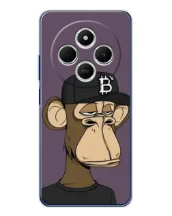 Чехол для TECNO Spark 30 с картинкой «Bored Ape в кепке»