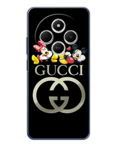 Чехол для TECNO Spark 30 с картинкой «Gucci — герои Disney»