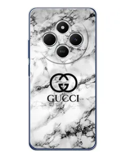 Чехол для TECNO Spark 30 с картинкой «Gucci — мраморный шик»
