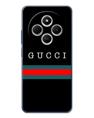 Чехол для TECNO Spark 30 с картинкой «Gucci — красный пояс»