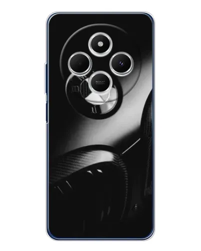 Чехол для TECNO Spark 30 с картинкой «Эмблема BMW — макро»