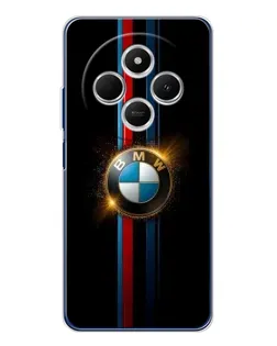 Чехол для TECNO Spark 30 с картинкой «BMW M-Power неон»