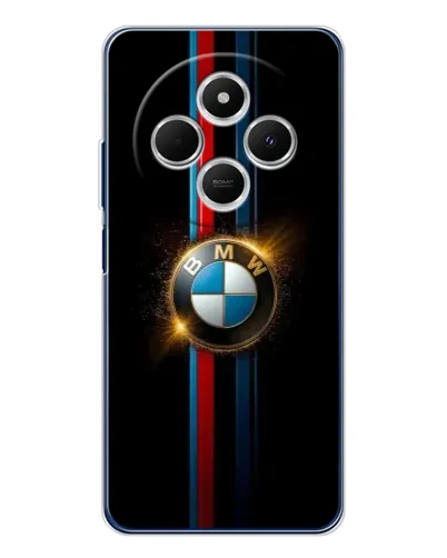 Чехол для TECNO Spark 30 с картинкой «BMW M-Power неон»