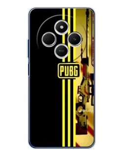 Чехол для TECNO Spark 30 с картинкой «PUBG — камуфляжный шлем»