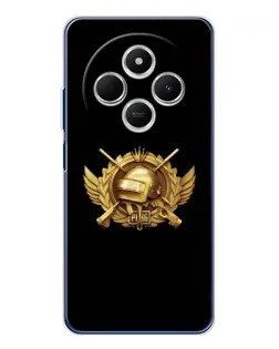 Чехол для TECNO Spark 30 с картинкой «PUBG — оранжевый градиент»