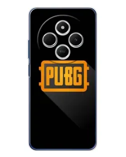 Чехол для TECNO Spark 30 с картинкой «PUBG — рамка лого»