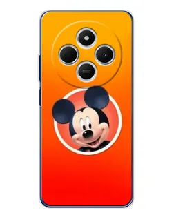 Чехол для TECNO Spark 30 с картинкой «Mickey в круге»