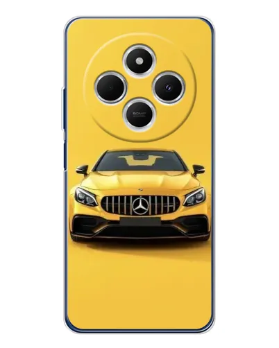 Чехол для TECNO Spark 30 с картинкой «Желтый Mercedes GT»