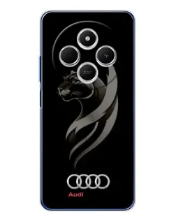Чехол для TECNO Spark 30 с картинкой «Графика — пантера и Audi»