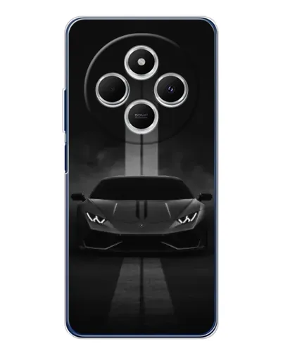 Чехол для TECNO Spark 30 с картинкой «Lamborghini симметрия дорог»