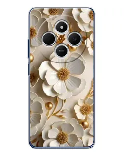 Чехол для TECNO Spark 30 с картинкой «Белие бумажние цвети» Чехол для TECNO Spark 30 с картинкой «Белие бумажние цвети»