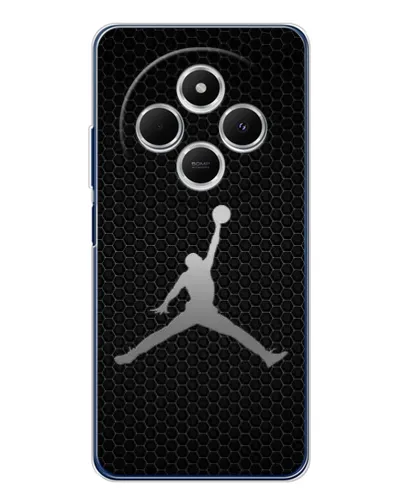 Чохол для TECNO Spark 30C з картинкою «Jordan Dark Carbon»