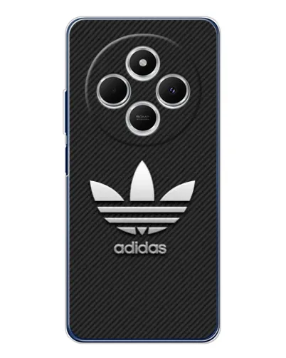 Чохол для TECNO Spark 30C з картинкою «Adidas Карбонова текстура» Чохол для TECNO Spark 30C з картинкою «Adidas Карбонова текстура»