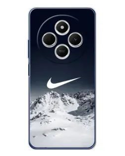 Чохол для TECNO Spark 30C з картинкою «Nike — зимові гори»