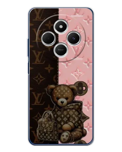 Чохол для TECNO Spark 30C з картинкою «Ведмедик у стилі LV» Чохол для TECNO Spark 30C з картинкою «Ведмедик у стилі LV»