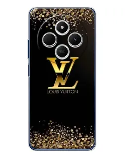 Чохол для TECNO Spark 30C з картинкою «LV — золоті іскри»