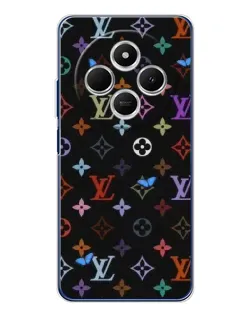 Чохол для TECNO Spark 30C з картинкою «Кольорова монограма LV»