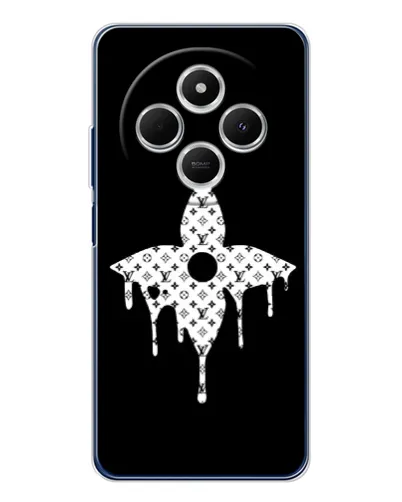Чохол для TECNO Spark 30C з картинкою «Квіткова монограма» Чохол для TECNO Spark 30C з картинкою «Квіткова монограма»