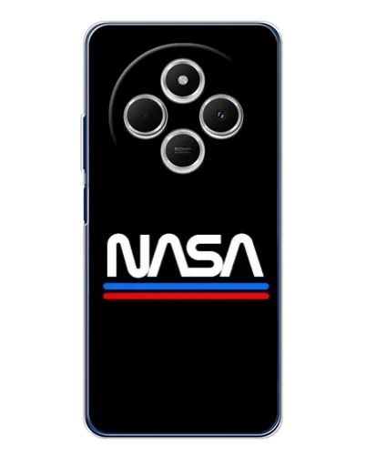 Чохол для TECNO Spark 30C з картинкою «NASA — класика Red Blue»