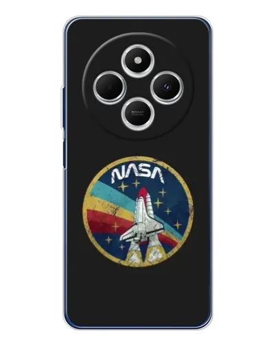 Чохол для TECNO Spark 30C з картинкою «NASA — емблема місії»