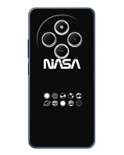 Чохол для TECNO Spark 30C з картинкою «NASA — технічний принт»