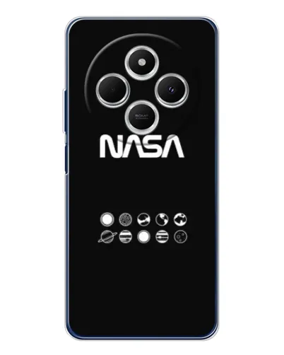 Чохол для TECNO Spark 30C з картинкою «NASA — технічний принт»