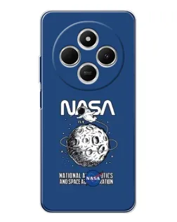 Чохол для TECNO Spark 30C з картинкою «NASA — місячна місія»