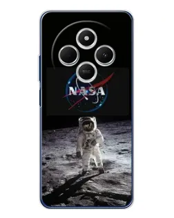 Чохол для TECNO Spark 30C з картинкою «Астронавт на Місяці»