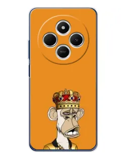 Чохол для TECNO Spark 30C з картинкою «Золота мавпа Bored Ape»