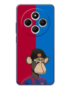 Чохол для TECNO Spark 30C з картинкою «Bored Ape — фанат Барси»