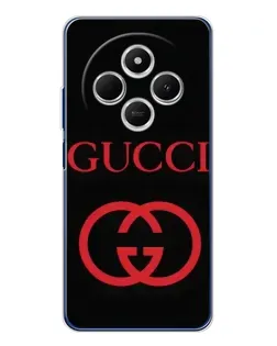Чохол для TECNO Spark 30C з картинкою «Gucci — червоний логотип»