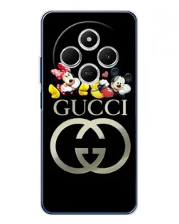 Чохол для TECNO Spark 30C з картинкою «Gucci — герої Disney»