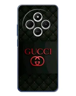 Чохол для TECNO Spark 30C з картинкою «Gucci — стьобаний чорний»
