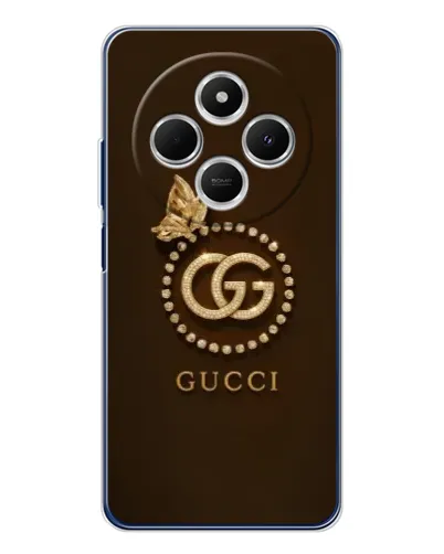 Чохол для TECNO Spark 30C з картинкою «Gucci — золотий метелик»