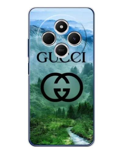 Чохол для TECNO Spark 30C з картинкою «Gucci — гірський пейзаж»