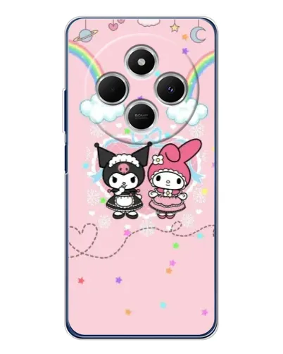Чехол для TECNO Spark 30C с картинкой «My Melody и Kuromi»