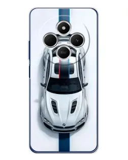 Чехол для TECNO Spark 30C с картинкой «Вид сверху — BMW M»