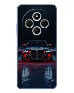 Чехол для TECNO Spark 30C с картинкой «BMW на мокрой дороге»