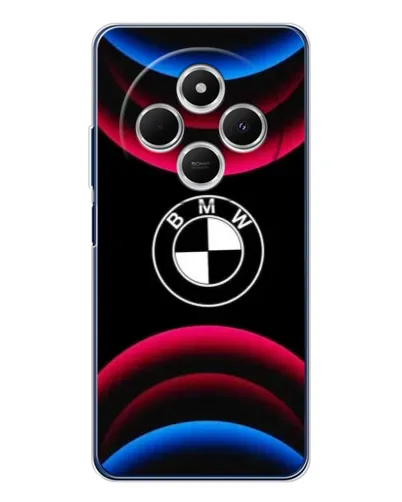 Чехол для TECNO Spark 30C с картинкой «Логотип BMW и неоновые дуги» Чехол для TECNO Spark 30C с картинкой «Логотип BMW и неоновые дуги»