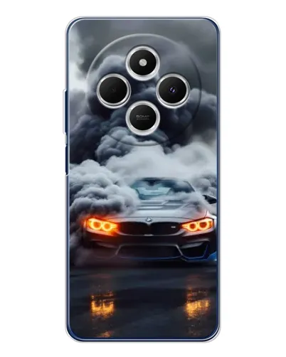 Чехол для TECNO Spark 30C с картинкой «BMW в дыму» Чехол для TECNO Spark 30C с картинкой «BMW в дыму»