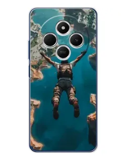 Чехол для TECNO Spark 30C с картинкой «PUBG — свободное падение» Чехол для TECNO Spark 30C с картинкой «PUBG — свободное падение»