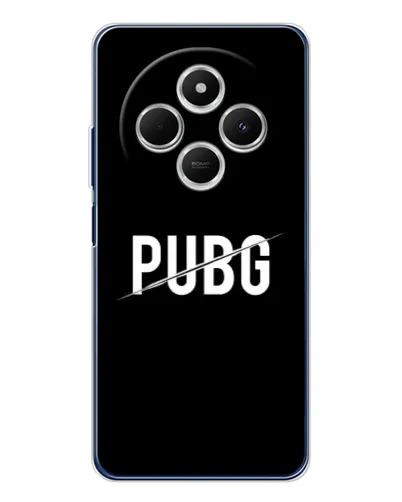 Чехол для TECNO Spark 30C с картинкой «PUBG — белый логотип» Чехол для TECNO Spark 30C с картинкой «PUBG — белый логотип»