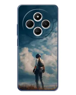 Чехол для TECNO Spark 30C с картинкой «Герой PUBG на скале» Чехол для TECNO Spark 30C с картинкой «Герой PUBG на скале»
