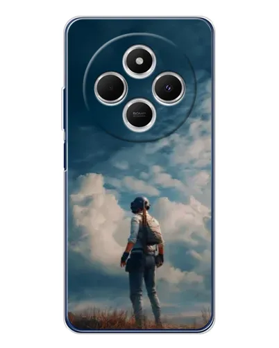 Чехол для TECNO Spark 30C с картинкой «Герой PUBG на скале» Чехол для TECNO Spark 30C с картинкой «Герой PUBG на скале»