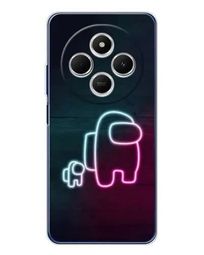 Чохол для TECNO Spark 30C з картинкою «Among Us неон-арт» Чохол для TECNO Spark 30C з картинкою «Among Us неон-арт»