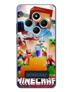 Чохол для TECNO Spark 30C з картинкою «Minecraft герої гри» Чохол для TECNO Spark 30C з картинкою «Minecraft герої гри»