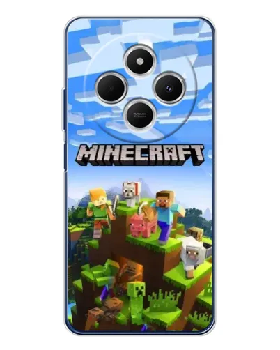 Чохол для TECNO Spark 30C з картинкою «Minecraft класичний світ» Чохол для TECNO Spark 30C з картинкою «Minecraft класичний світ»