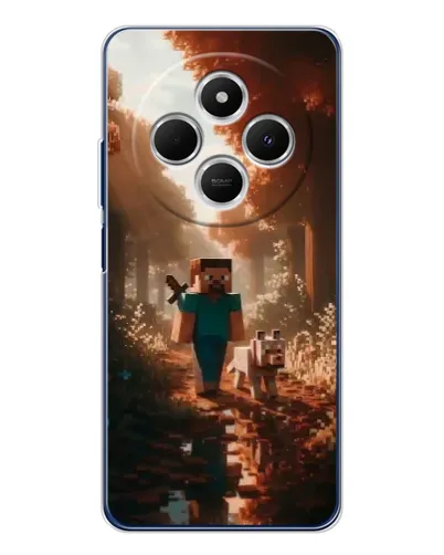 Чохол для TECNO Spark 30C з картинкою «Стів у лісі» Чохол для TECNO Spark 30C з картинкою «Стів у лісі»