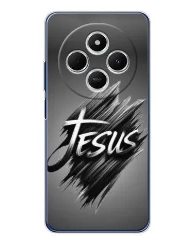 Чехол для TECNO Spark 30C с картинкой «Надпись Jesus Graffiti»