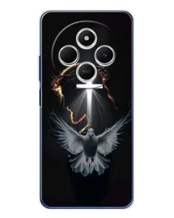 Чехол для TECNO Spark 30C с картинкой «Голубь и Свет»